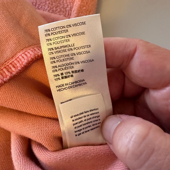 Free People x We The Free Ruby Fleece Shirt Jacket in Scarlett Ibis | Size Small - Picture 9 of 9